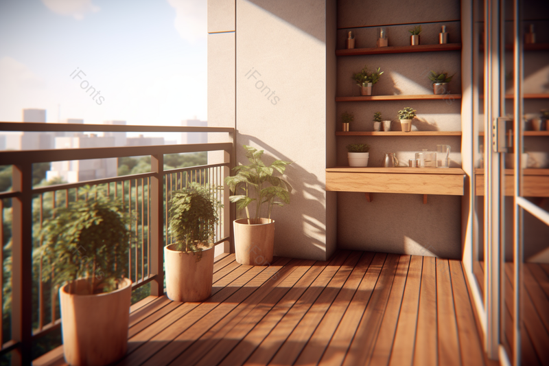 惬意家居生活种植绿植开放的阳台,高清,摄影图,摄影图片,图片大全,摄影图免费下载